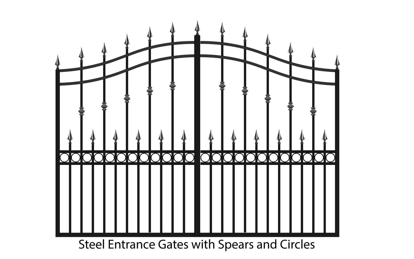 Entry Bullion Gate Metal Hardware PNG