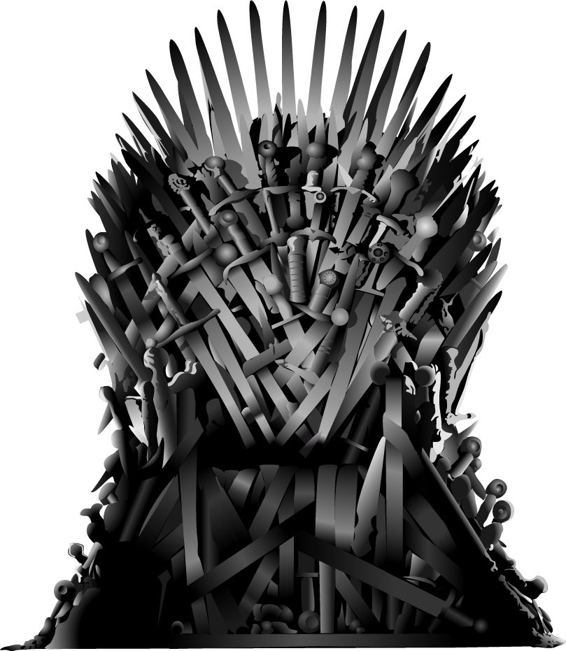 Chair Rope Casting Iron Throne PNG