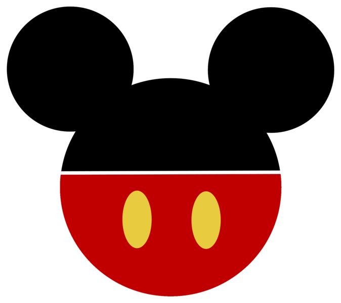 Yellow Pointer Red Mickey Minnie PNG