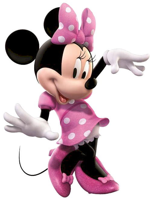 Pink Minnie Birthday Mouse Toy PNG