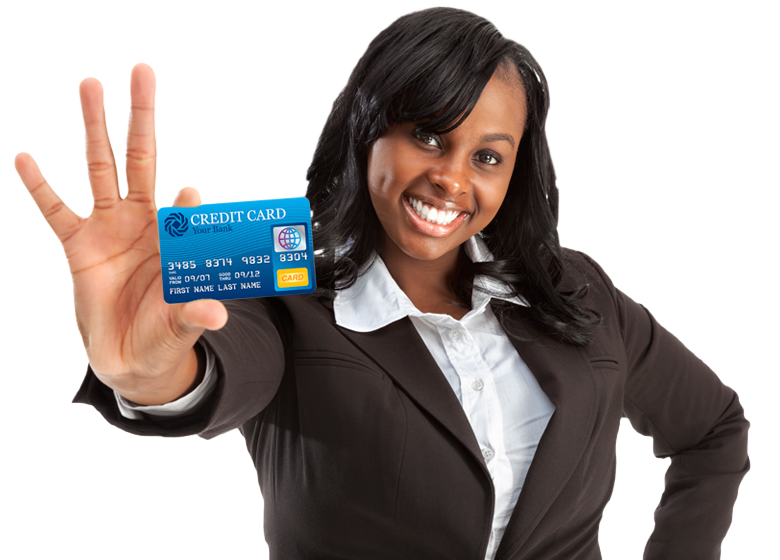 Objects Holding Payroll Credit Card PNG
