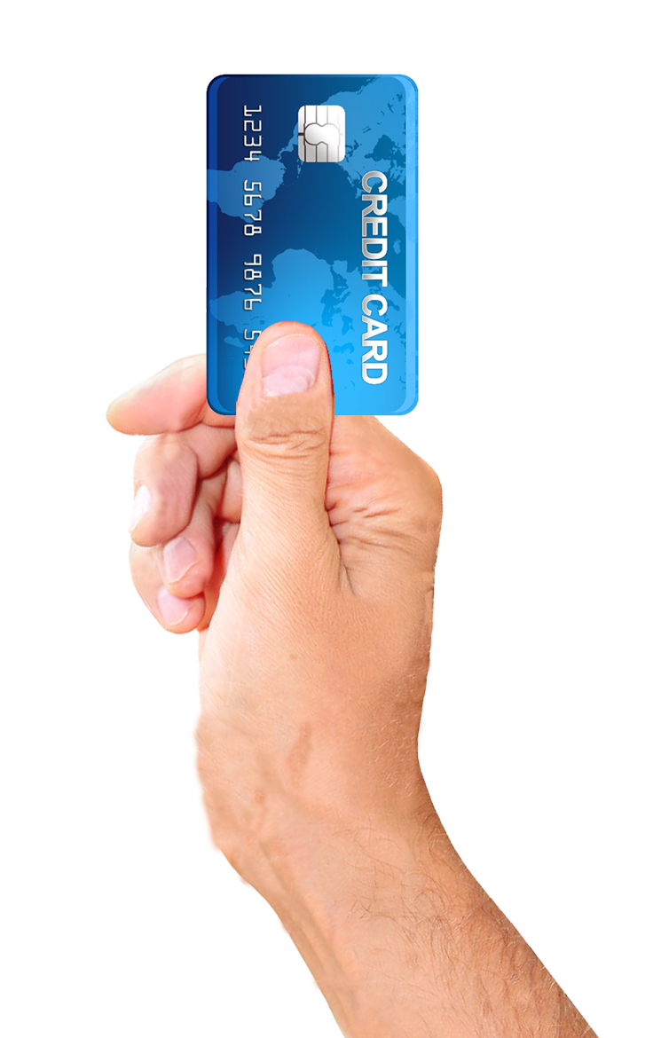 Hand Amounts Card Credit Property PNG