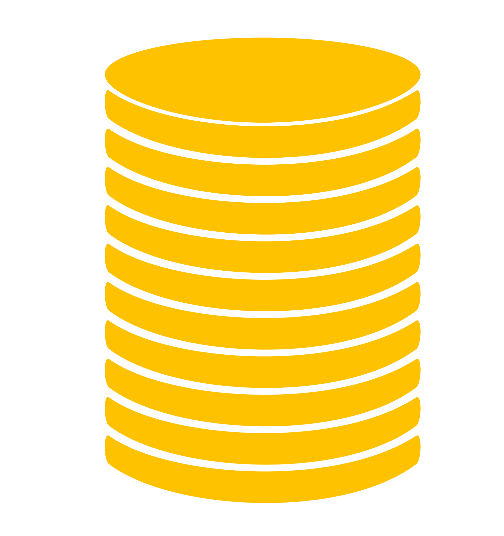 Bribe Golden Wealth Coins Stack PNG