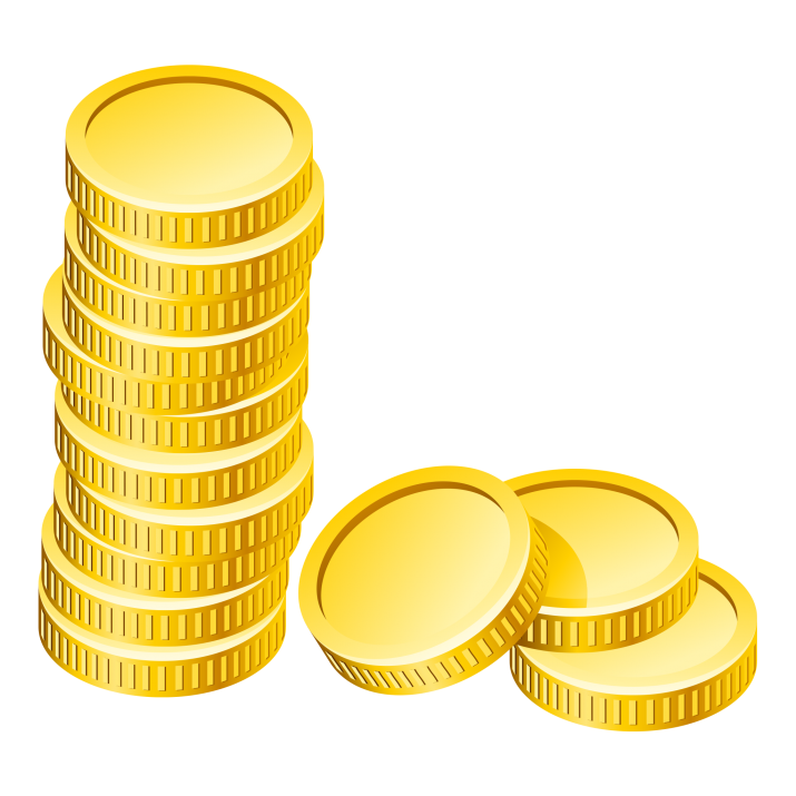 Stack Objects Loan Golden Deposit PNG