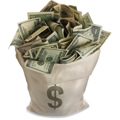 Bag Dime Reward Money Cash PNG