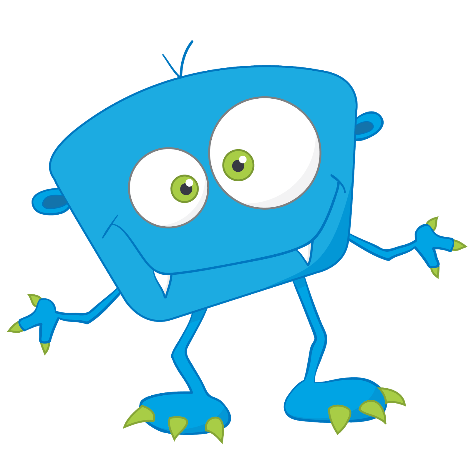 Finally Thing Blue Boy Monster PNG
