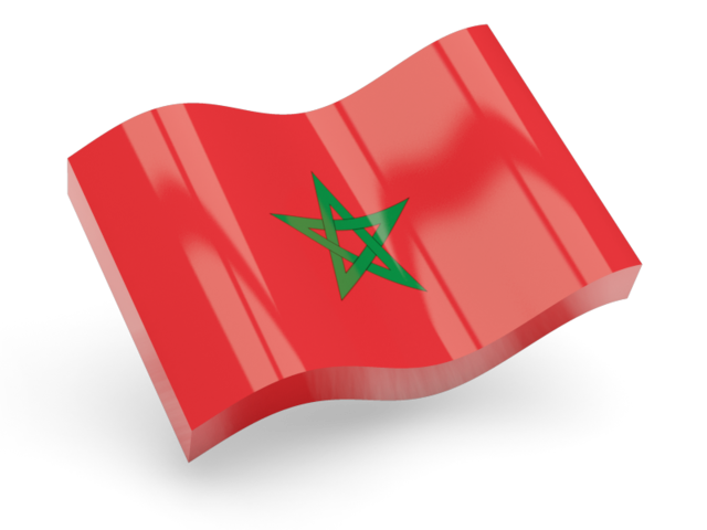 Morocco Sundown Flag Love Faith PNG