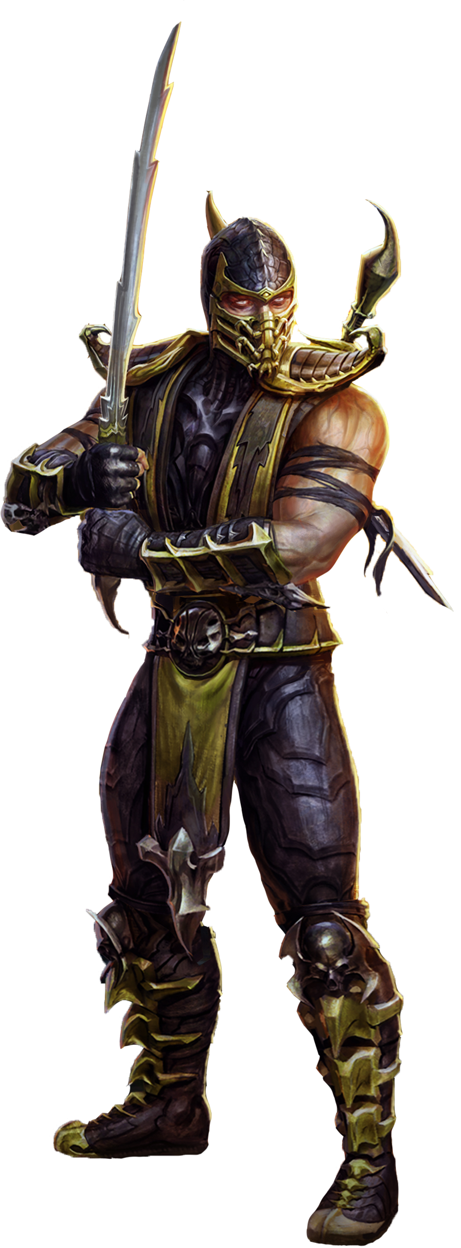 Flesh Warrior Kombat Spear Mortal PNG