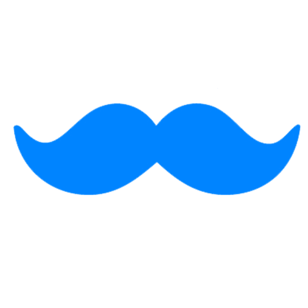 Mustache Moustache Blouse PNG