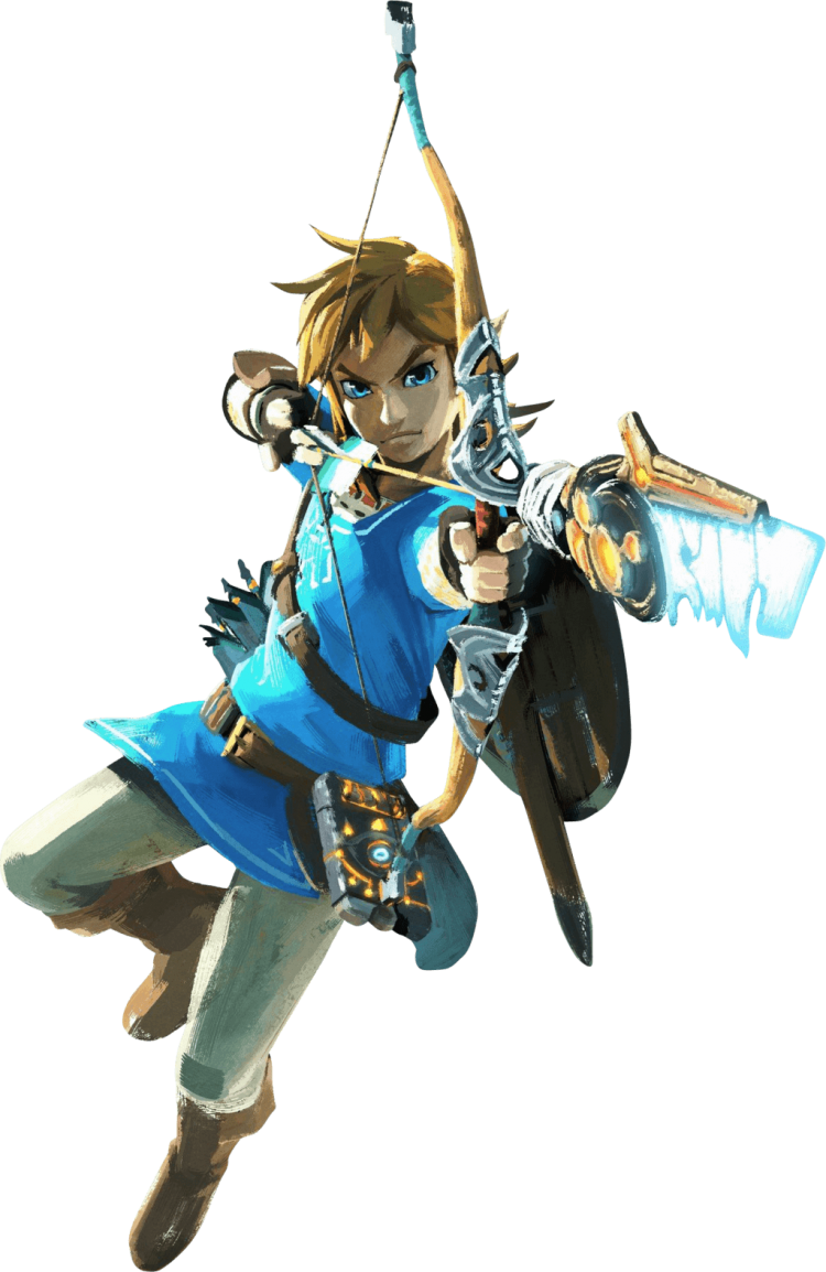 Figurine Link Breath Spear Zelda PNG