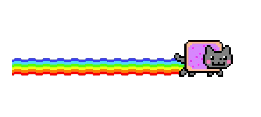 Nyan Cute Internet Chuck Barf PNG