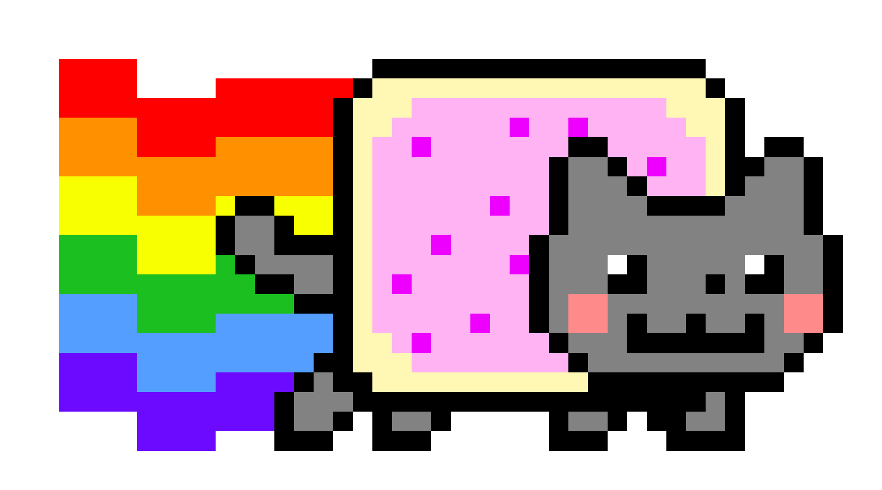 Chat Vomit Nyan Kitten Kitty PNG