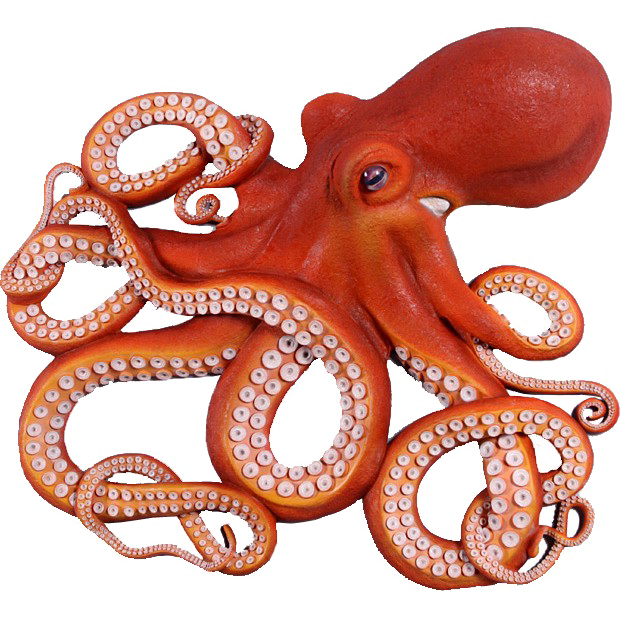 Tentacle Piranha Penguin Octopus Powder PNG