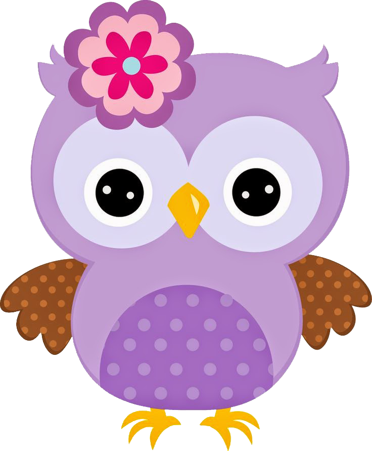 Circle Purple Riot Pink Owl PNG