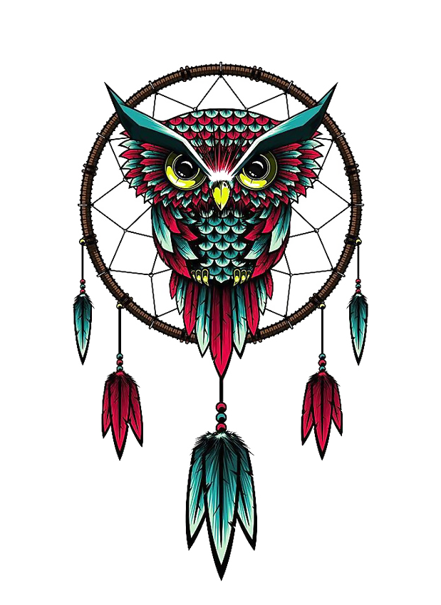 Dream Owl Great Wind Wallpaper PNG