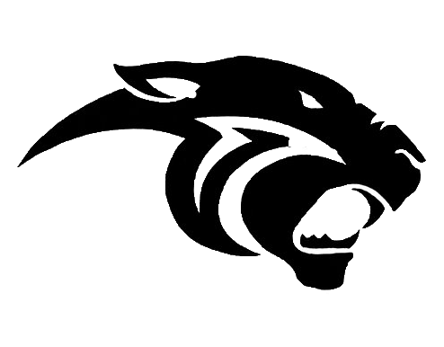 Logo Monochrome Silhouette Panther Black PNG