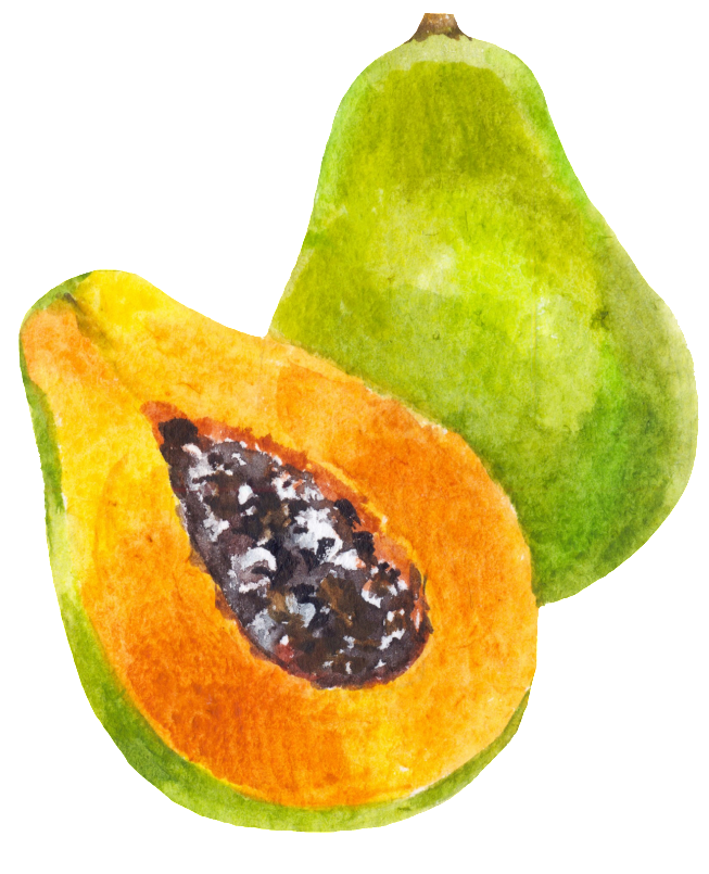 Taro Vegetable Papaya Pineapple Ginger PNG