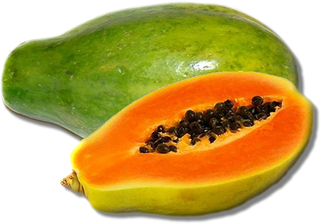 Plantain Background Fit Papaya Avocado PNG