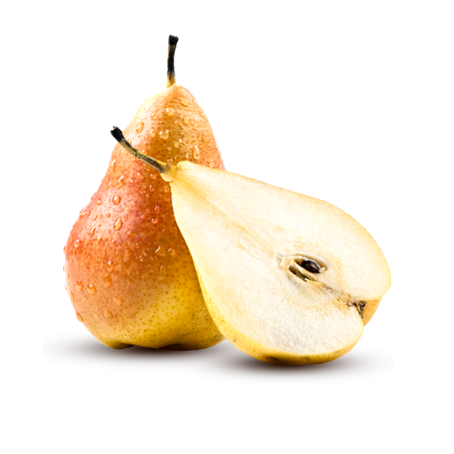 Pear Smile Raspberry Yellow Orange PNG