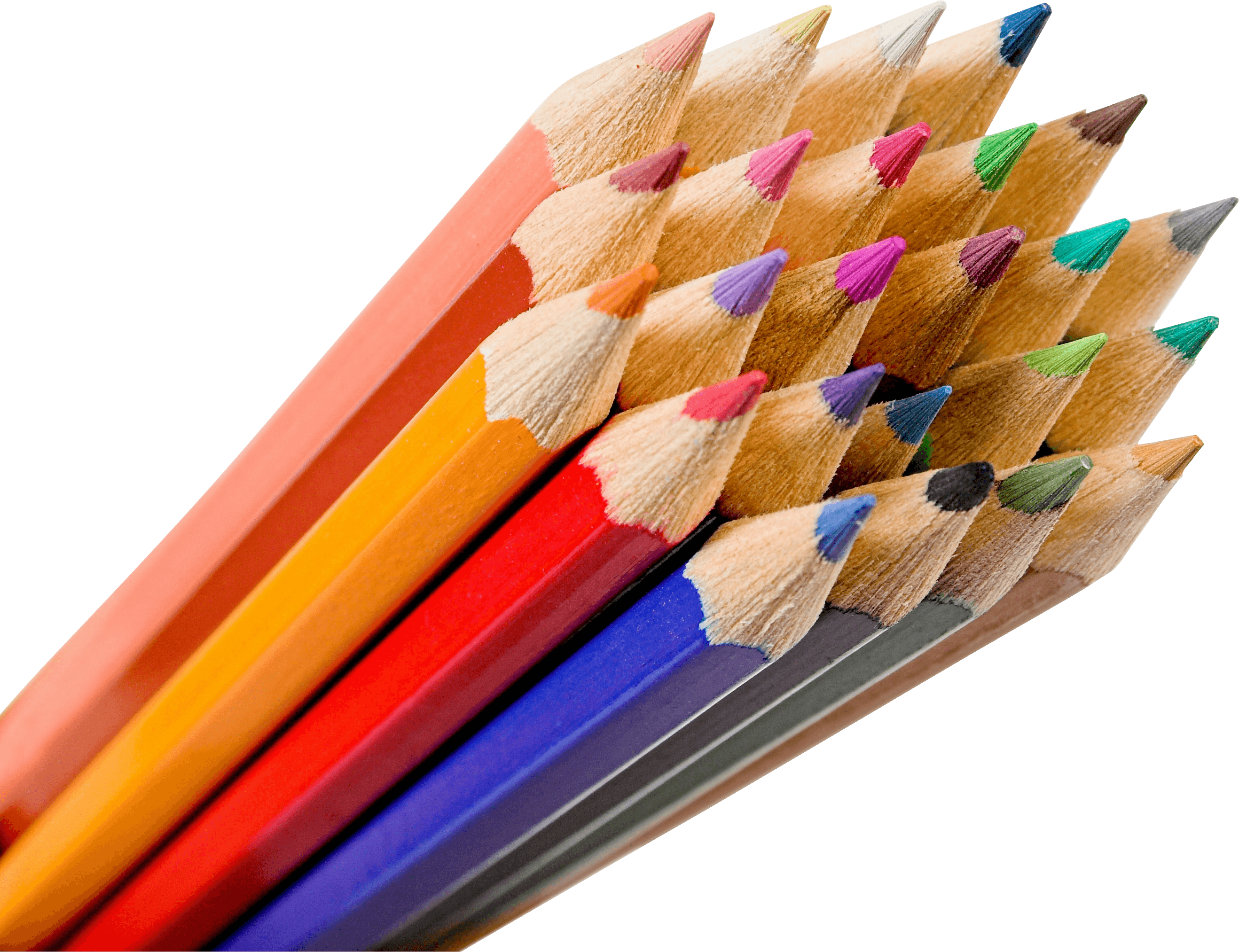 Pencils Arrangement Easel Zen Brush PNG