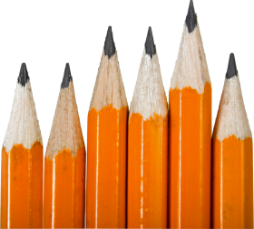 Arrangement Pencil Sketchpad Eraser Table PNG
