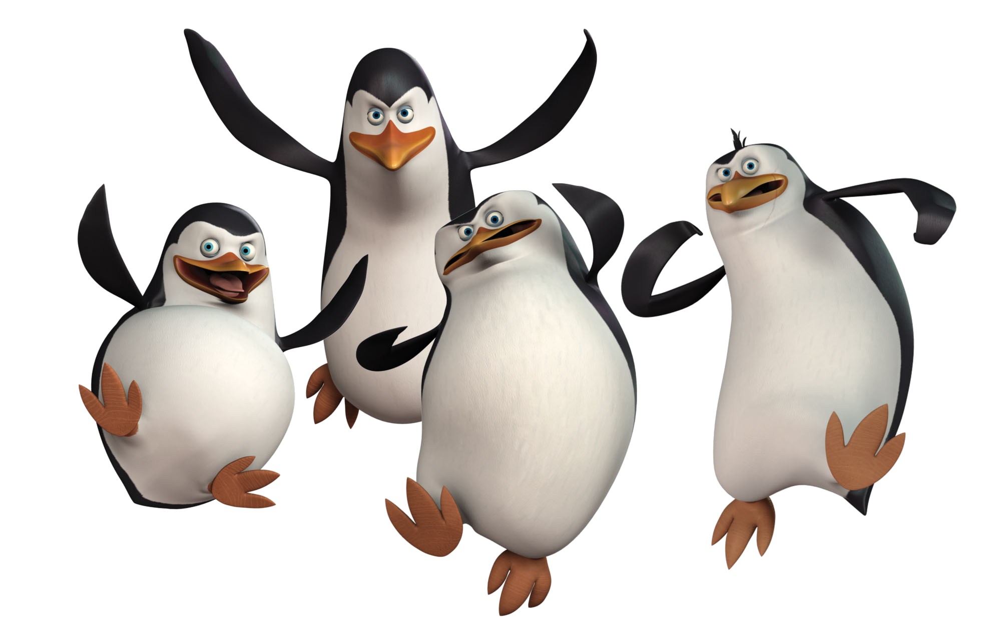 Dolphins Penguins Seat Madagascar Films PNG