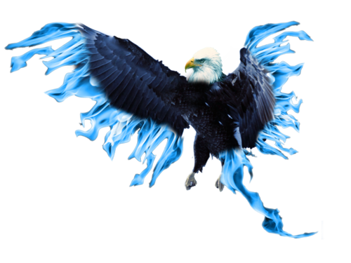 Blue Flagstaff Fantasy Silk Phoenix PNG