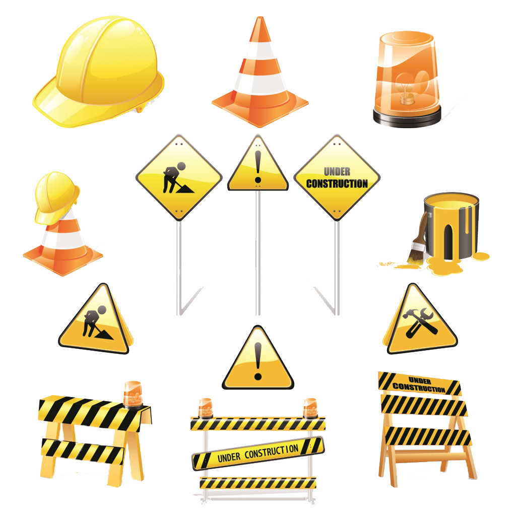Safety Yellow Photographic Architectural Hat PNG