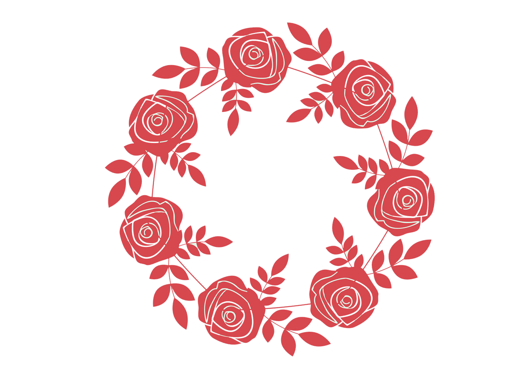 Petal Royalty-Free Round Rose Flower PNG