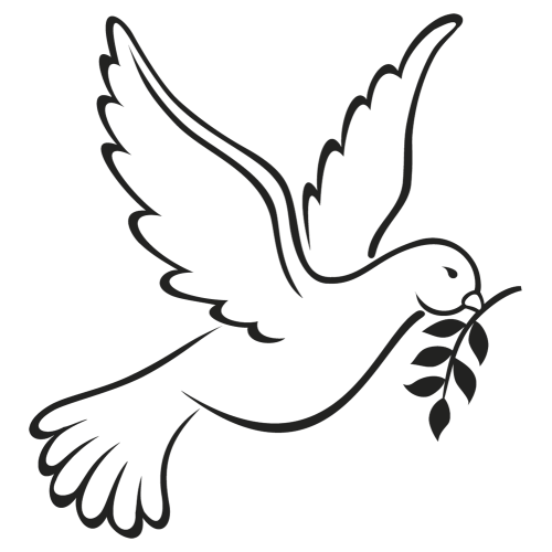 Columbidae Peace Tooling White Planter PNG