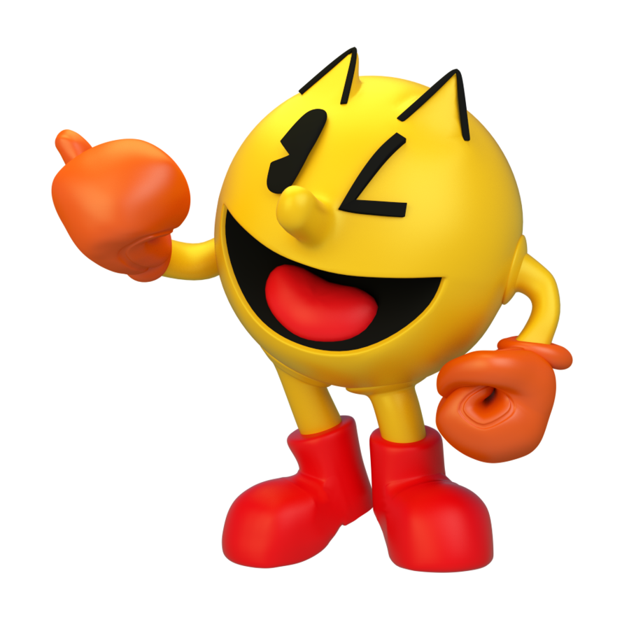 Mascot Smash Pacman 3Ds Smiley PNG