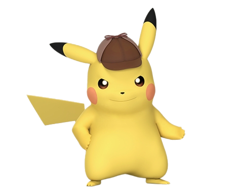 Detective Glyph Pokemon Cartoon Pikachu PNG
