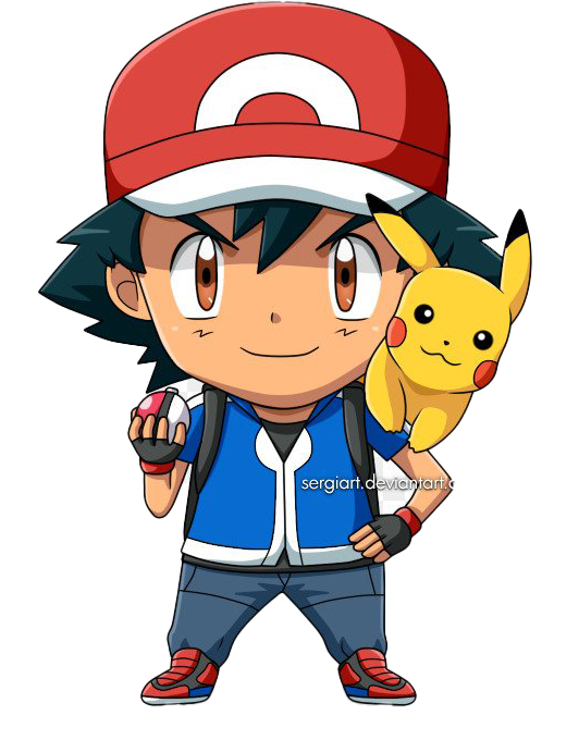 Rune Ketchum Combos Cartoon Ash PNG