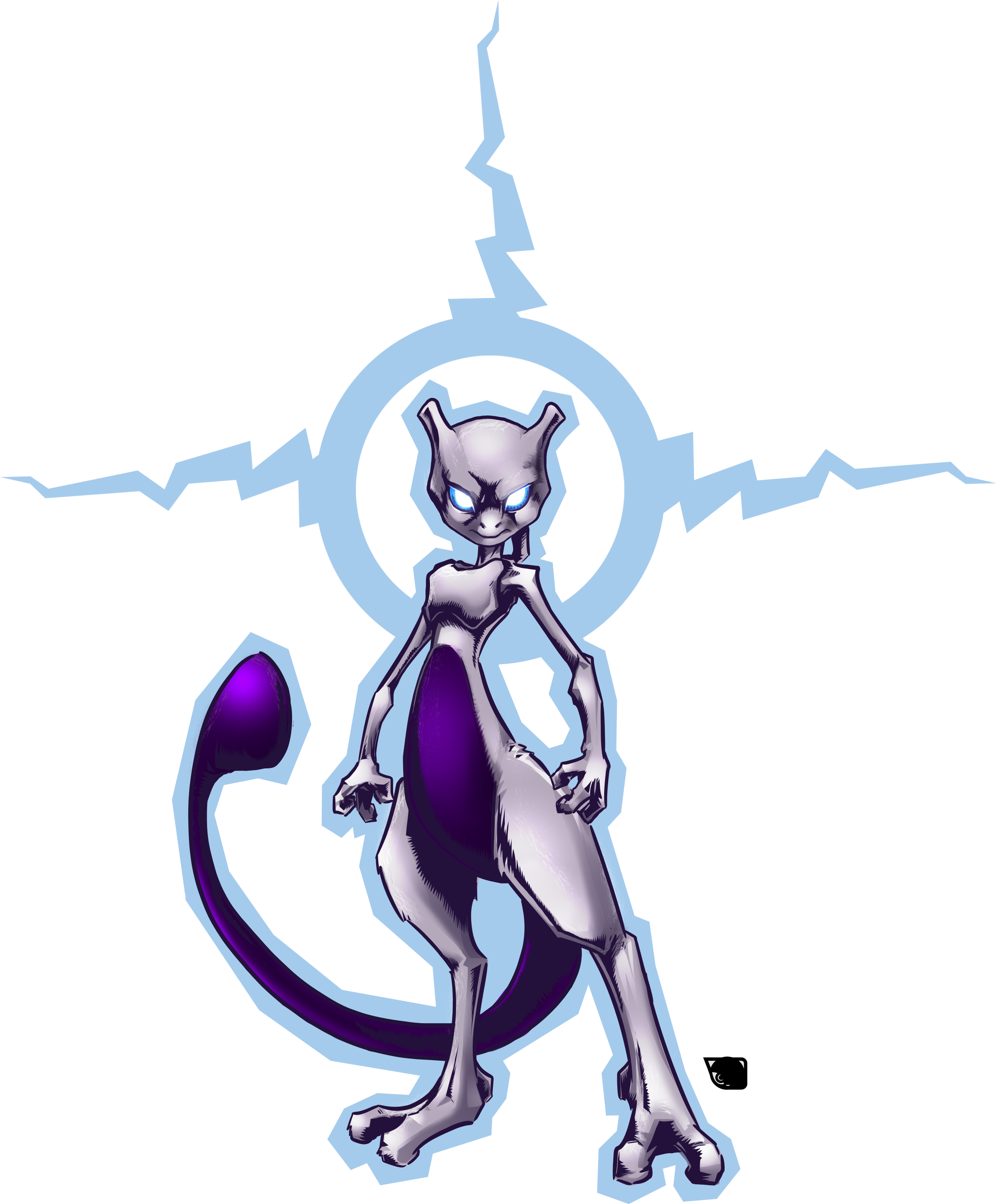 Sims Mewtwo Glyph Dungeons Cartoon PNG