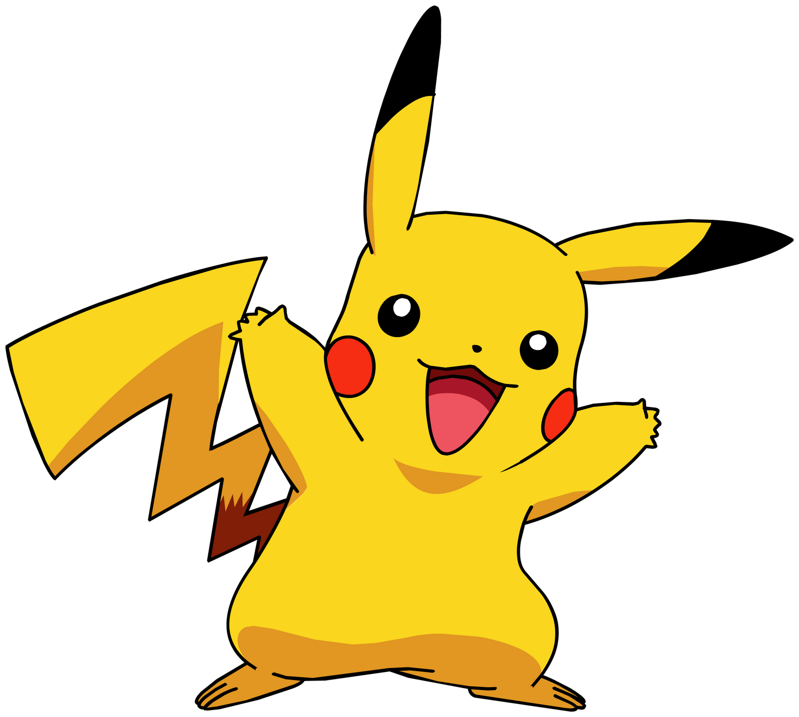 Learning Pikachu Shooting Monsters Orc PNG