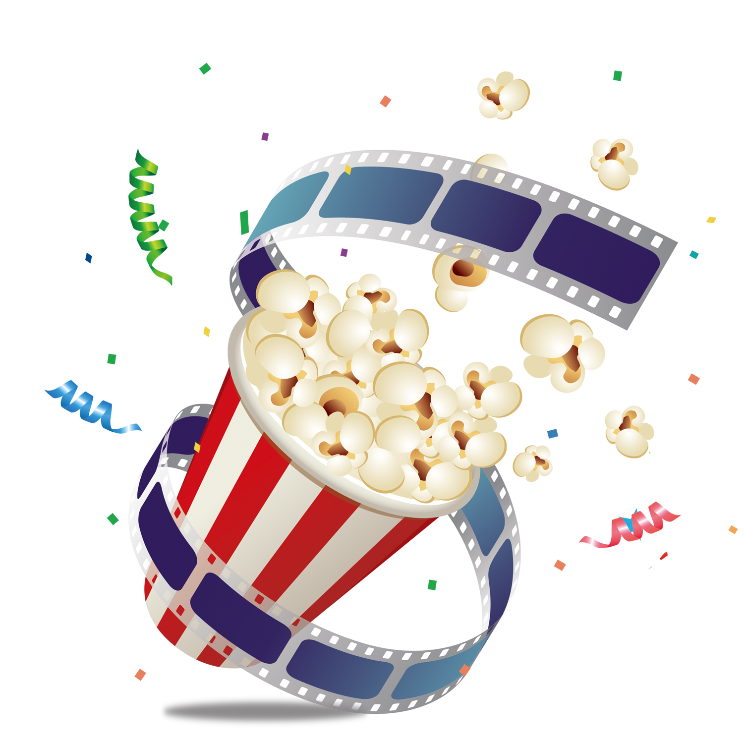 Popcorn Photographic Poster Cinema Snack PNG