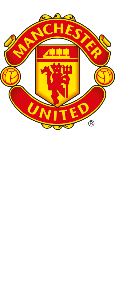 Premier Text Yellow Manchester United PNG