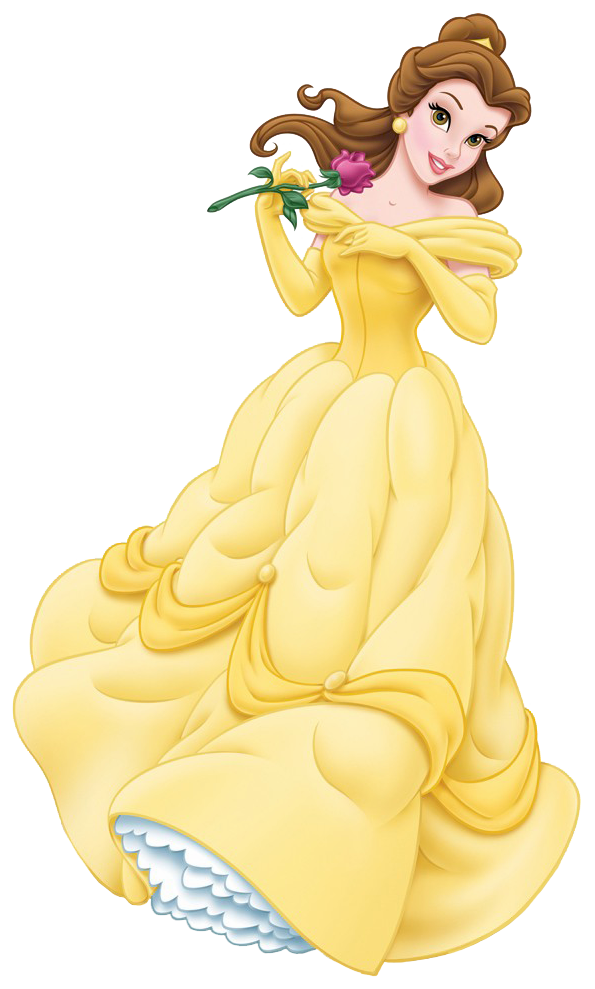 Walt Princess Figurine Belle Beast PNG