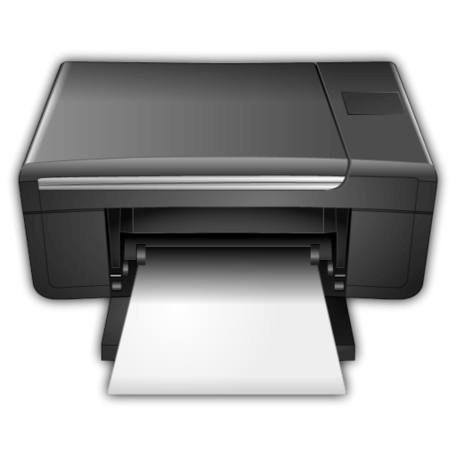 Electronics Photocopier Phone Stationer Print PNG