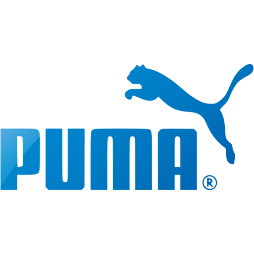 Adidas Logo Shoe Blue Puma PNG