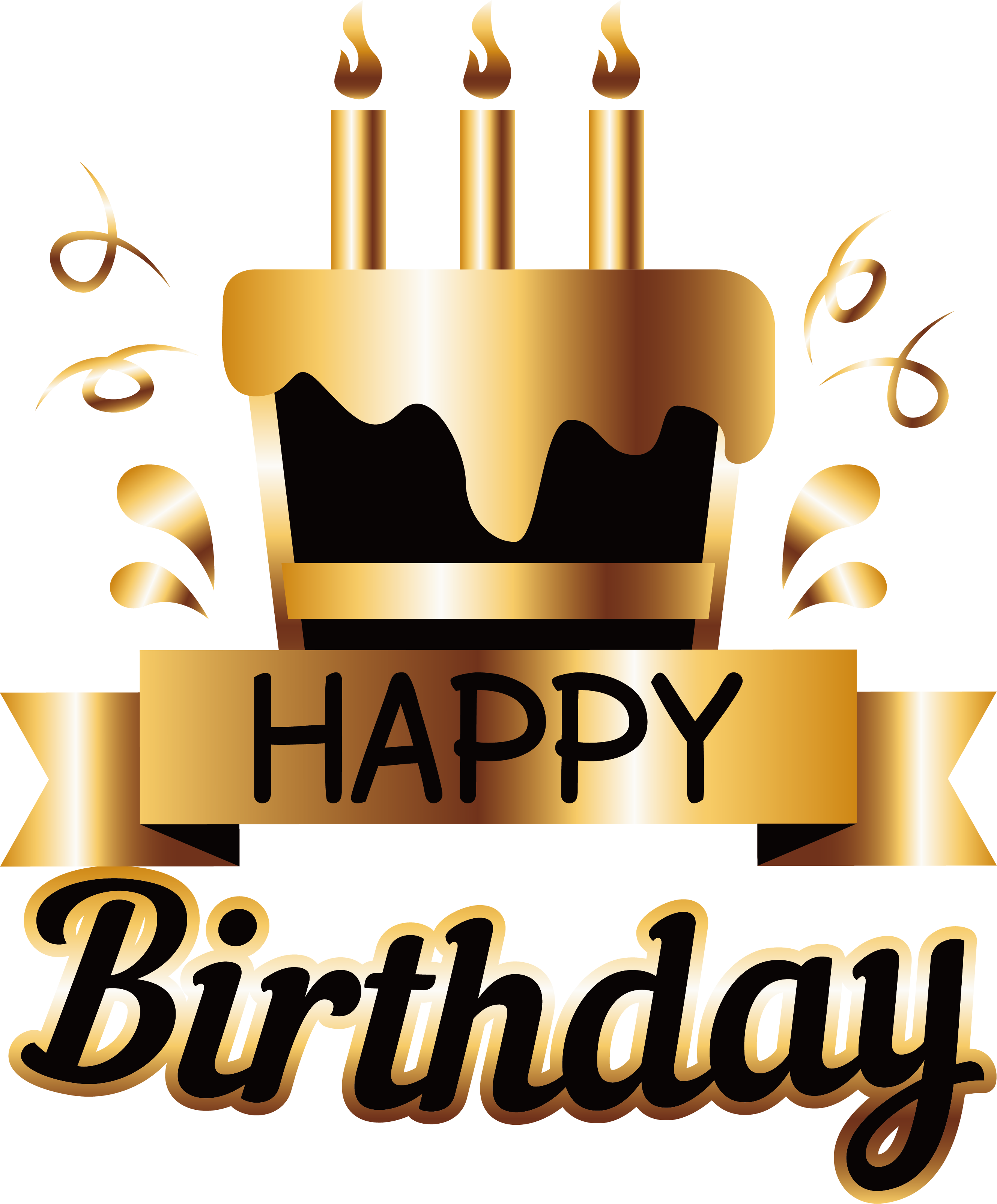 Wish Prefatory Antonym Birthday Golden PNG