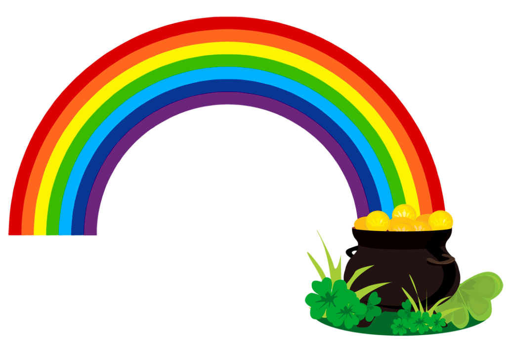 High Color Book Rainbow Gold PNG