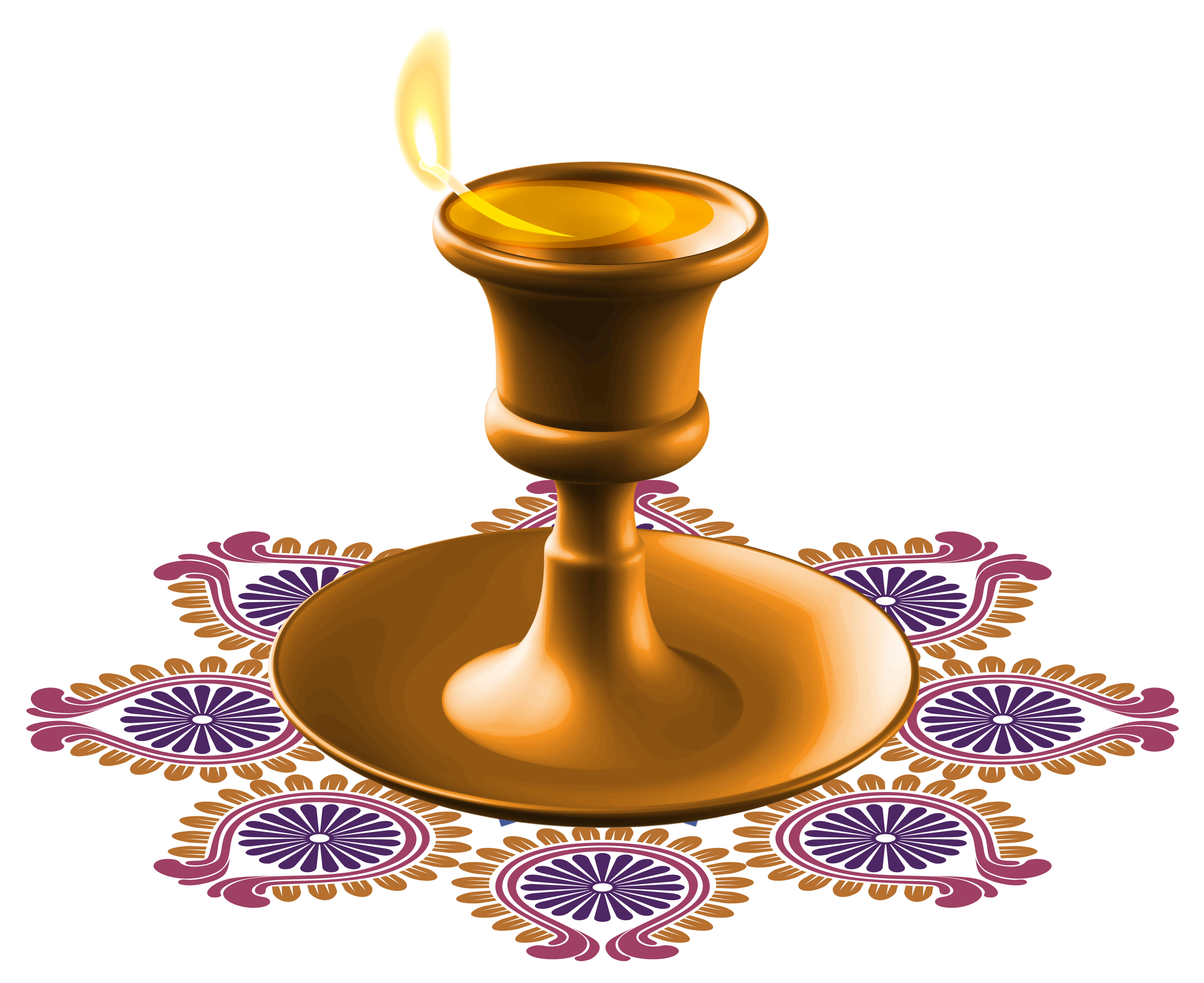 Sita Rama Ganesha Purple Tableware PNG