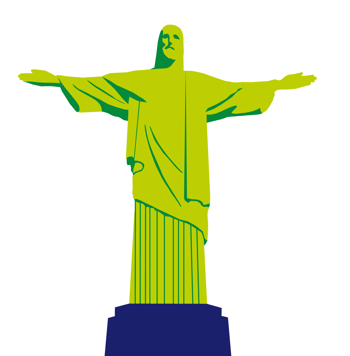 Monument Jesus Brazil Corcovado PNG