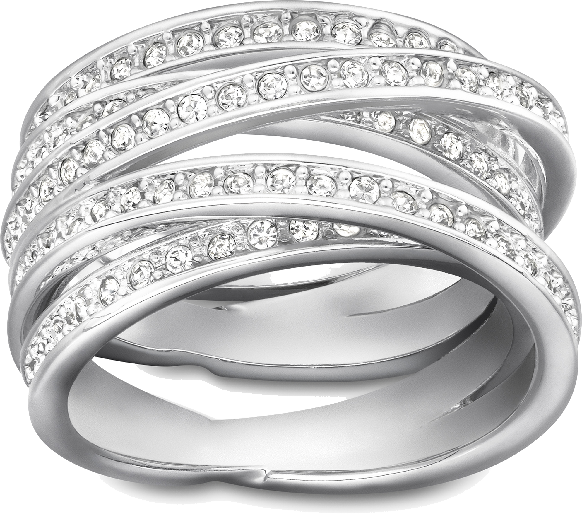 Silver Pack Crown Ring Doughnut PNG