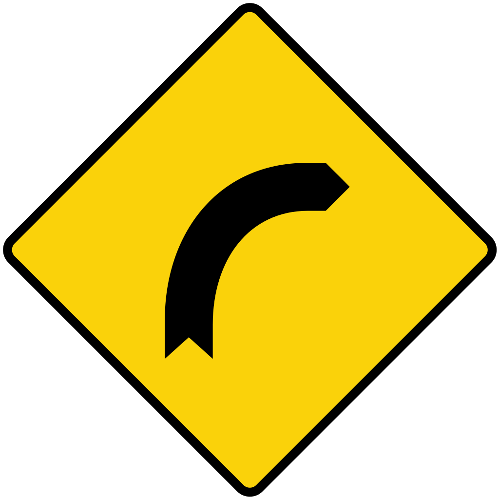 Road Sign Thoroughfares Warning Car PNG