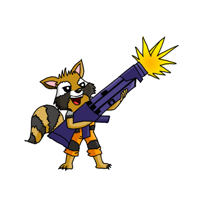 Snake Rocket Squirrel Raccoon Shooting PNG