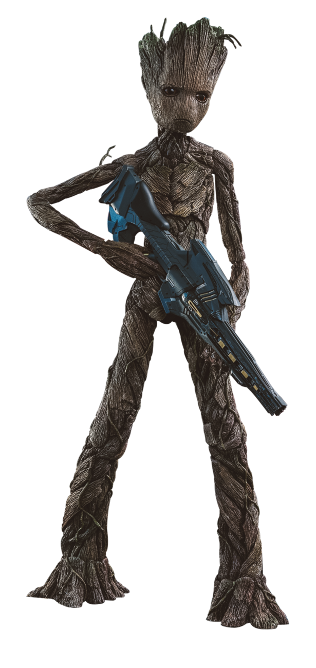 Rocket Action Captain Groot Beaver PNG