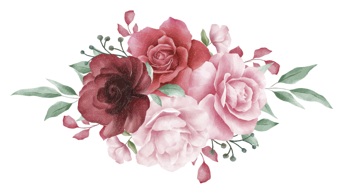 Nature Increase Rose Flower Bunch PNG
