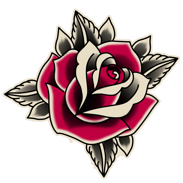 Rose High Surge Old (Tattoo) PNG